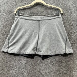Toad&Co SeLeena Skort‎ Women Medium Gray Organic Cotton Athletic Golf Tennis